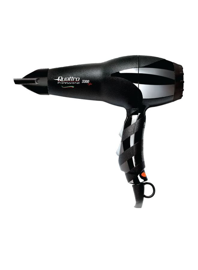 Quattro Professional - Ne3 Hair Dryer Ionic Black - Image 1