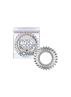 invisibobble Power Strong Grip Hair Ring Crystal Clear 14grams 