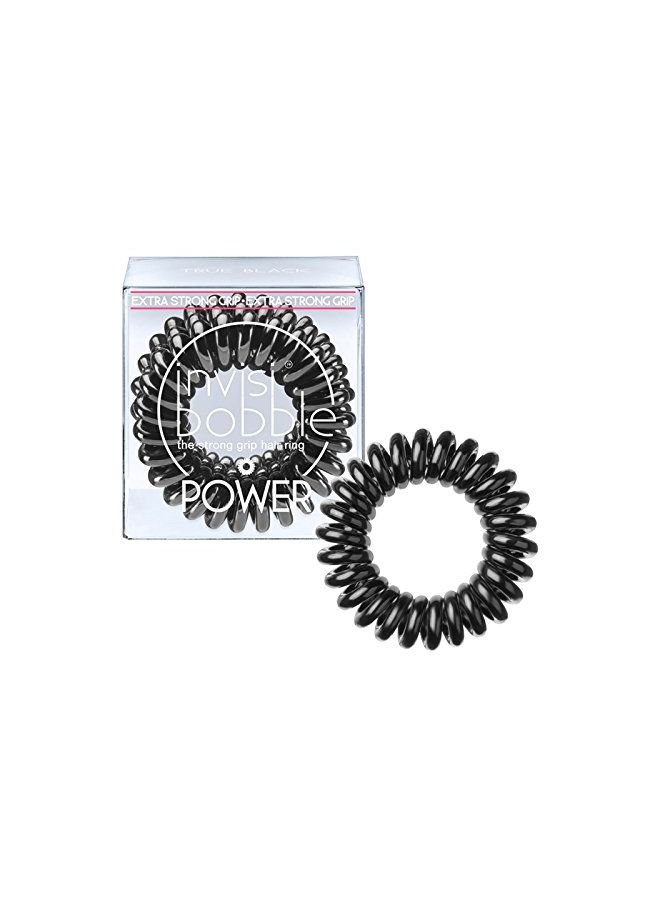 invisibobble Power Strong Grip Hair Ring True Black 14grams 