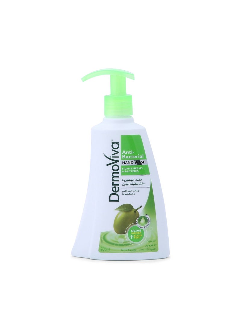 Anti-Bacterial Hand Wash White/Green 200ml - v1502761851/N11293446A_1