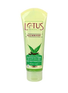 LOTUS HERBALS Neem Wash Neem & Clove Purifying Face Wash 120ml 
