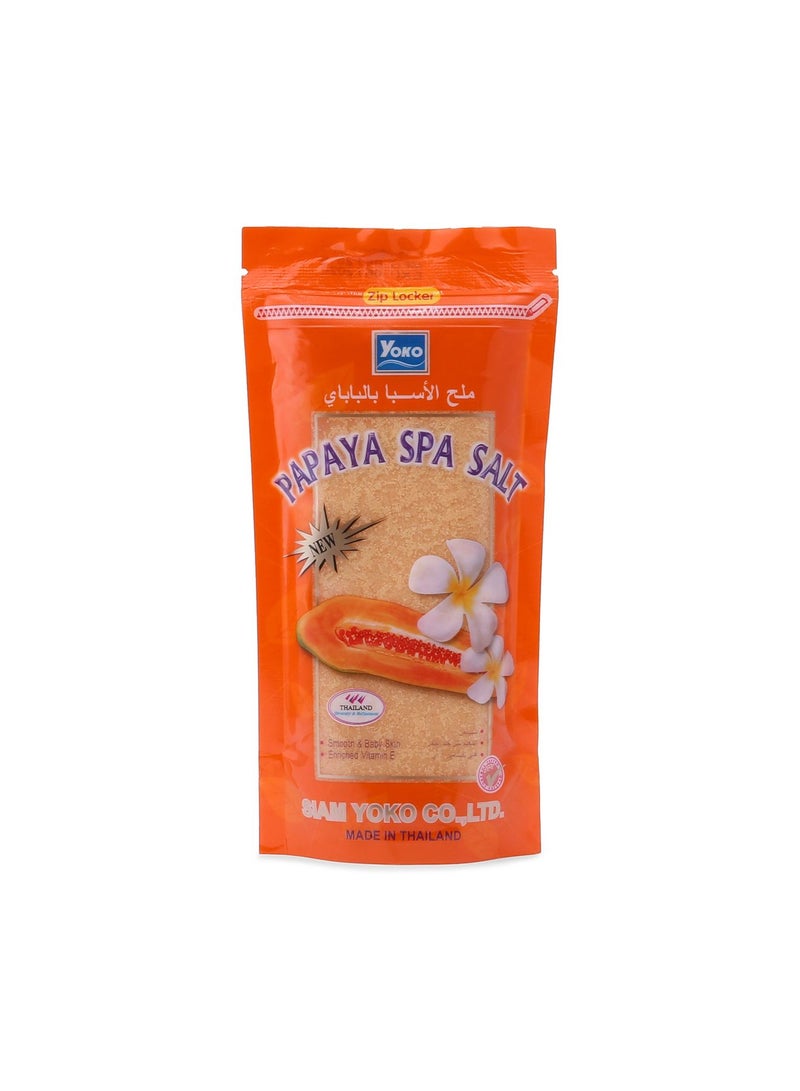 YOKO - Papaya Spa Salt Body Scrub 300grams - Image 1