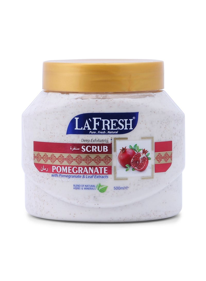 LA FRESH Deep Exfoliating Pomegranate Scrub 500ml 