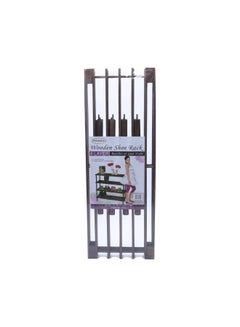 Feelings 4-Layer Shoe Rack Brown 74x67x26cm 