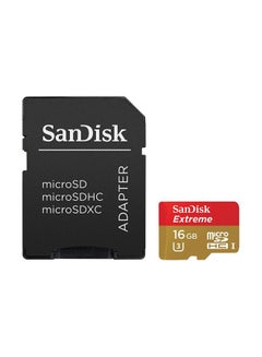 سانديسك بطاقة ذاكرة Extreme Class 10 UHS-I MicroSDHC مع وصلة مهايئة متعدد الألوان  - Image 2