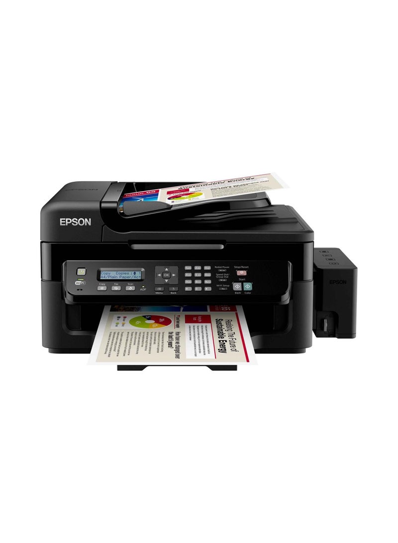 EcoTank L565 Multifunction Ink Tank Printer With Print/Scan/Copy/Wifi Function And Ink Tank System Black