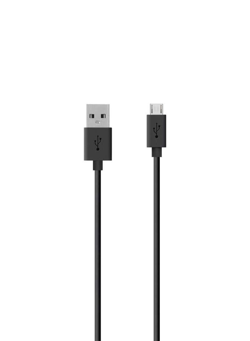 Tangle Free MicroUSB ChargeSync Cable Black