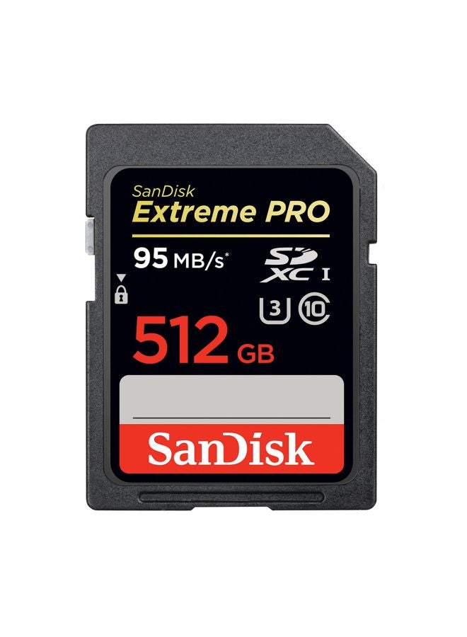 Sandisk Extreme Pro SDXC Card 512GB Multicolour 