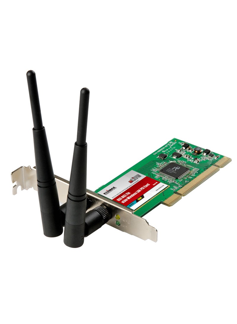 Wireless 802.11n PCI Adapter Black