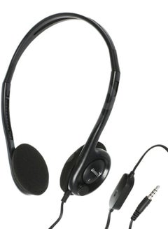HS-M200C Lightweight Headset With Mic (Single Jack) Black
