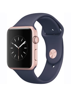 Watch Series 1 Rose Gold Aluminum Case With Sport Band 42mm Midnight Blue