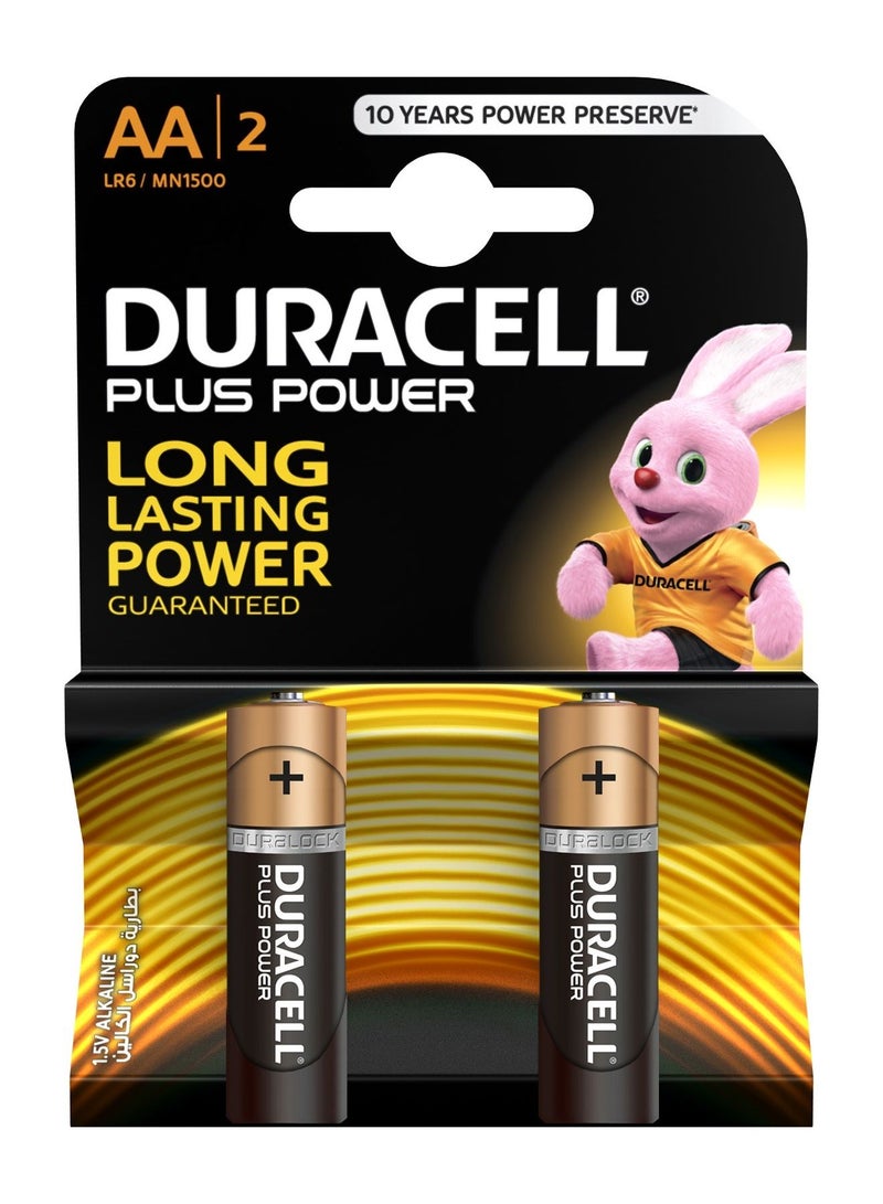Duracell Plus Power Alkaline Batteries Multicolour 