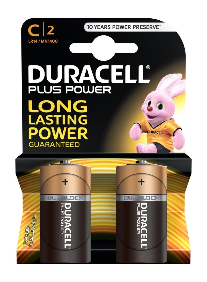 Duracell Plus Power Long Lasting Batteries Gold/Black  - Image 1