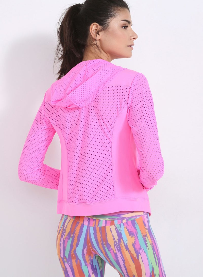 ACTIVEFIT - Bambu Jacket Neon Light Pink - Image 1
