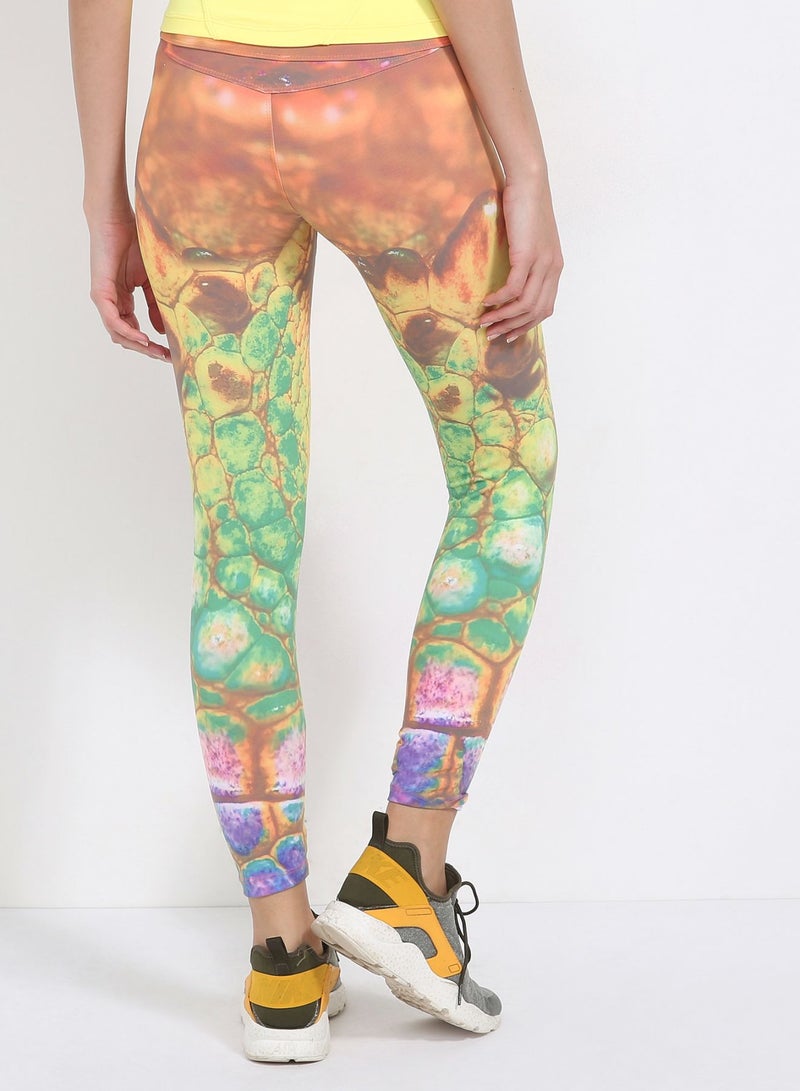 ACTIVEFIT Reptil Leggings Printed Colour  - Image 2