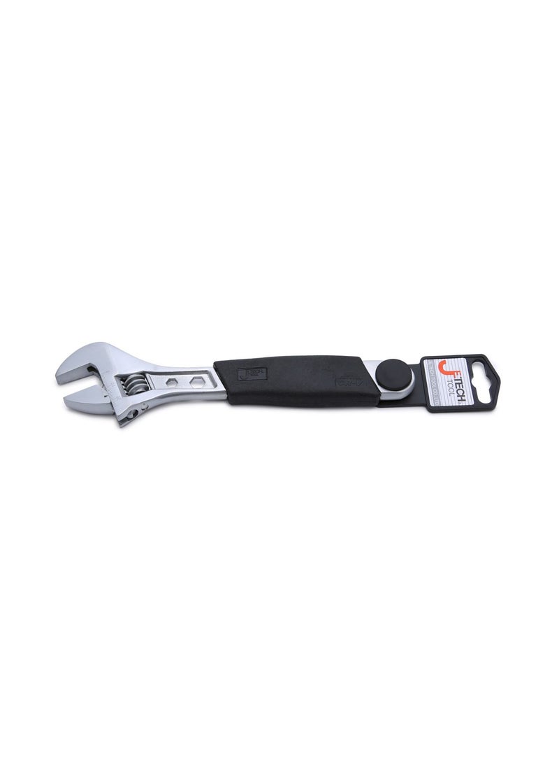 Jetech Soft Grip Adjustable Wrench Silver