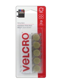 Velcro Coin Tape Beige 0.625inch 