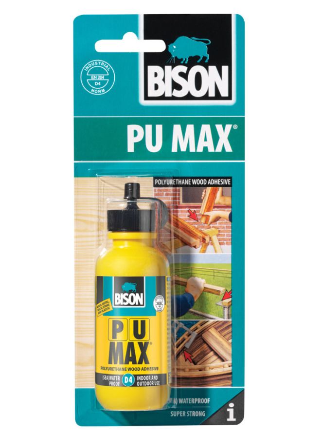 BISON KIT PU Max Adhesive Clear 75grams 