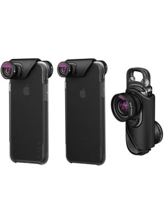 3-In-1 Core Lens Set With ollo Case For Apple iPhone 7/7 Plus Black - v1502769488/N11420009A_1