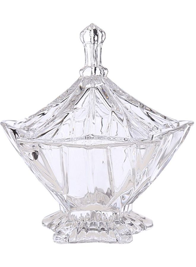 Claro Glass Glass Candy Pot Clear - Image 1