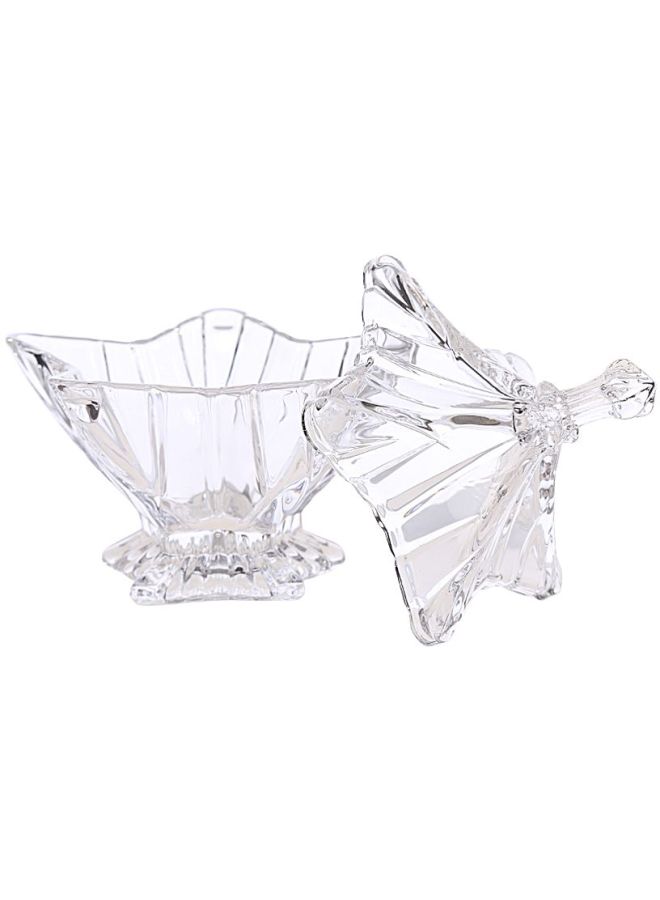 Claro Glass Glass Candy Pot Clear - Image 2