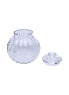 Claro Glass Claro Round Glass Jar With Lid Clear 1.3centimeter  - Image 2