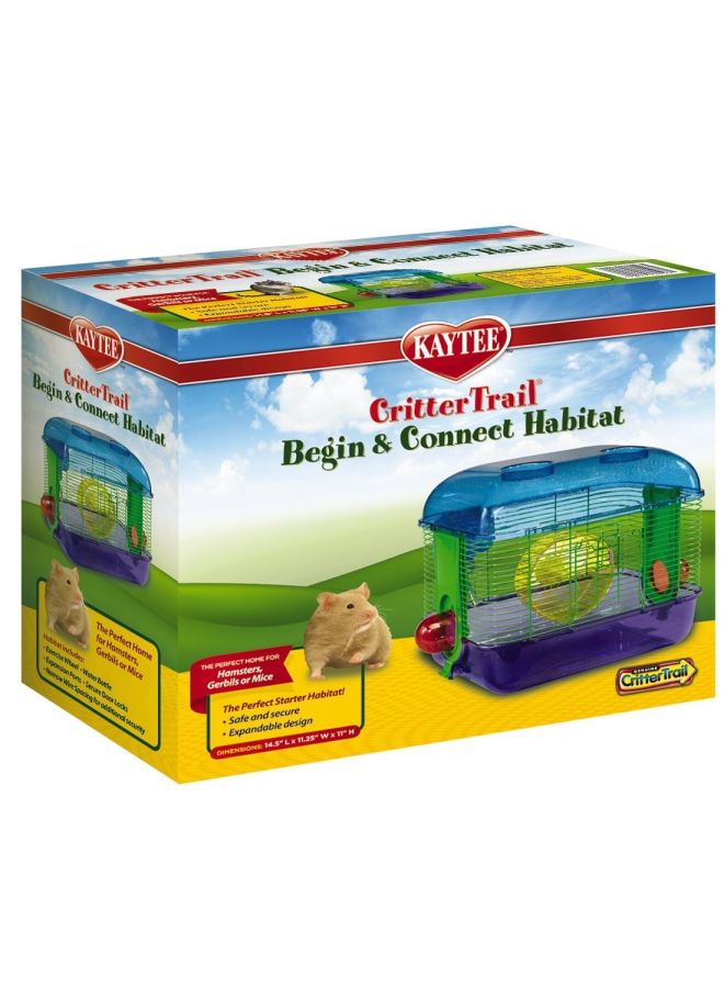 Kaytee - Crittertrail Begin & Connect Habitat Multicolour - Image 1
