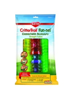 Kaytee Pack of 5 Crittertrail Fun-Nels Straight Tubes 