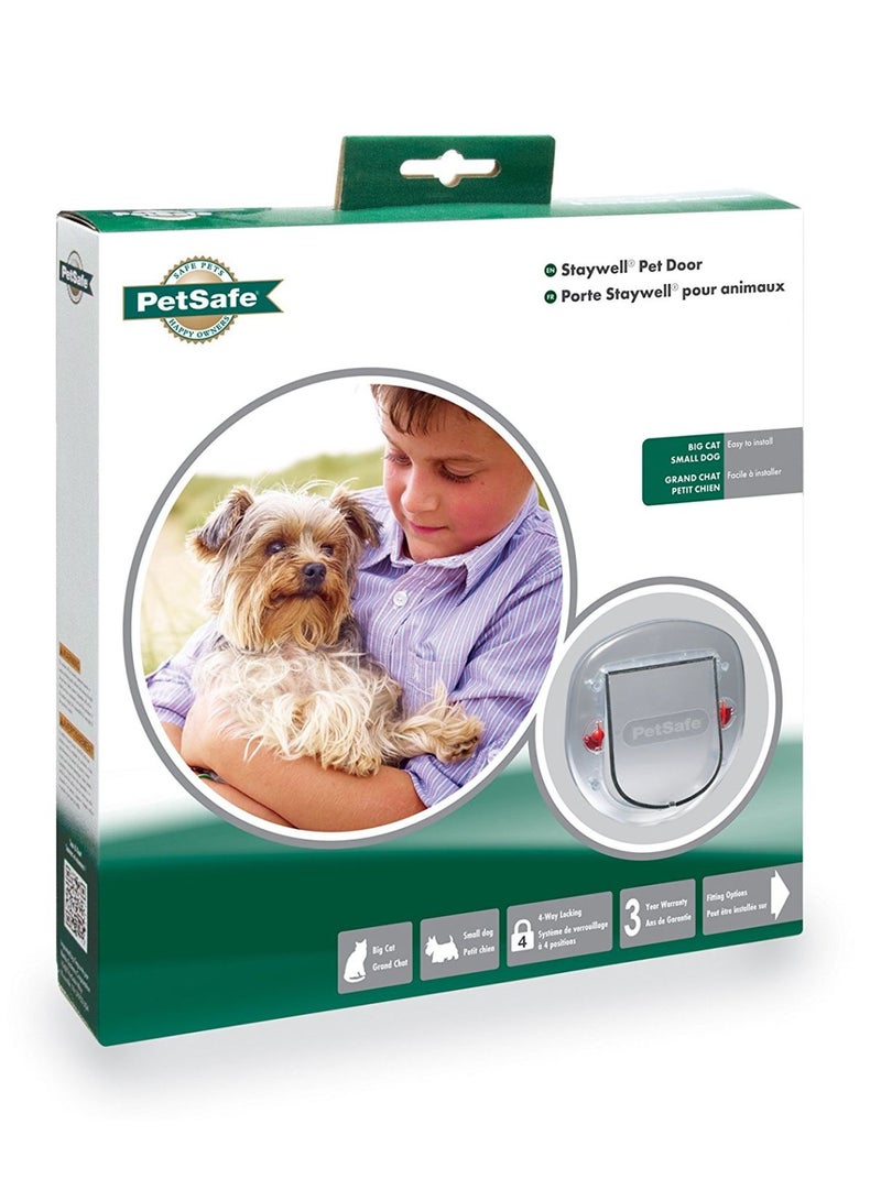 PetSafe Big Cat And Small Dog Pet Door Frosted  - Image 2