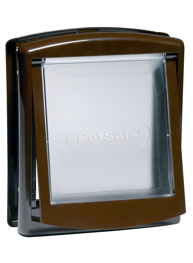 PetSafe Original 2 Way Pet Door Brown Medium  - Image 1