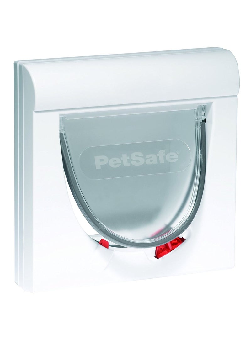 PetSafe - Magnetic 4 Way Locking Classic Cat Flap White - Image 1