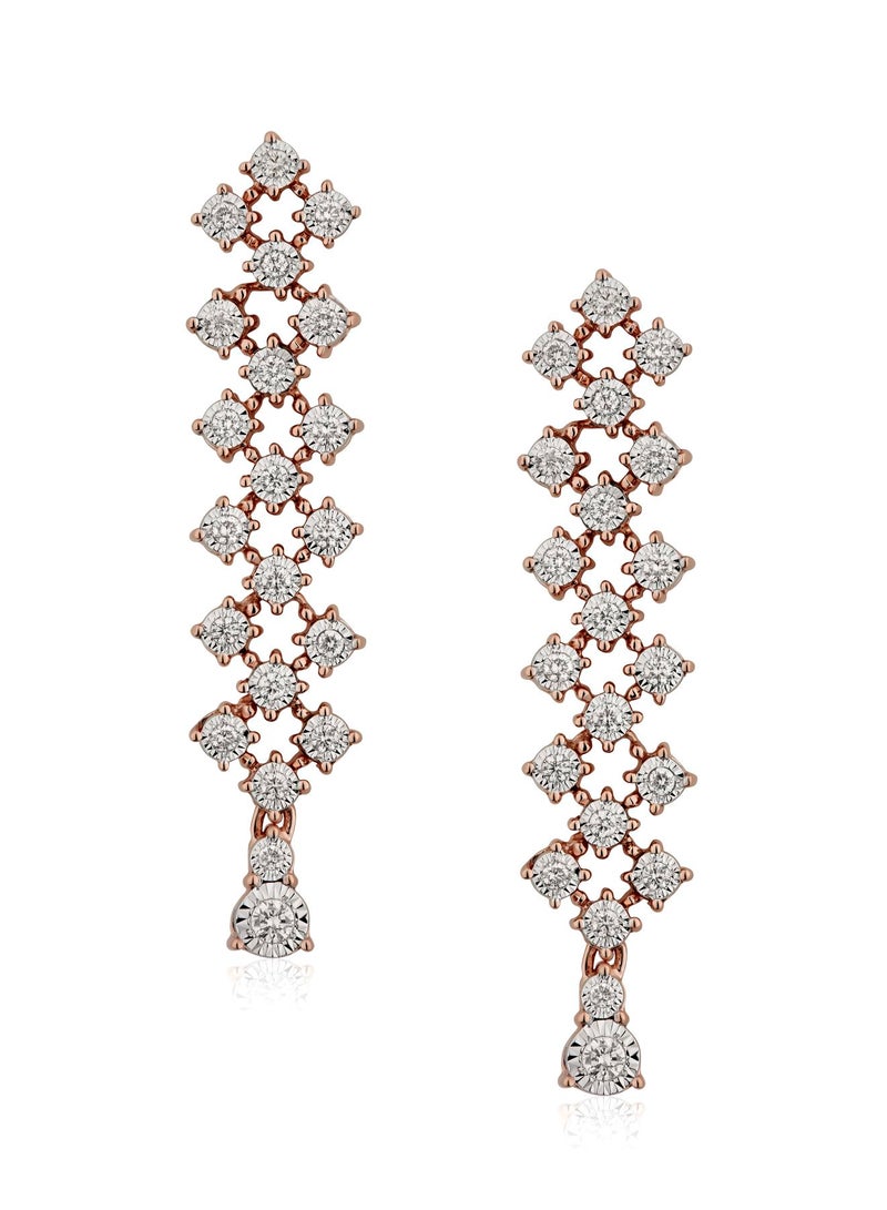 LIALI JEWELLERY 18 Karat Gold Joie De Vivre earring Rose Gold 