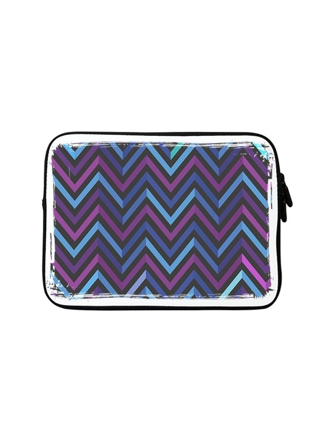 Stylizedd Premium Designer Sleeve With Strap For 11-12 Inch Laptops Deep Chevron  - Image 1