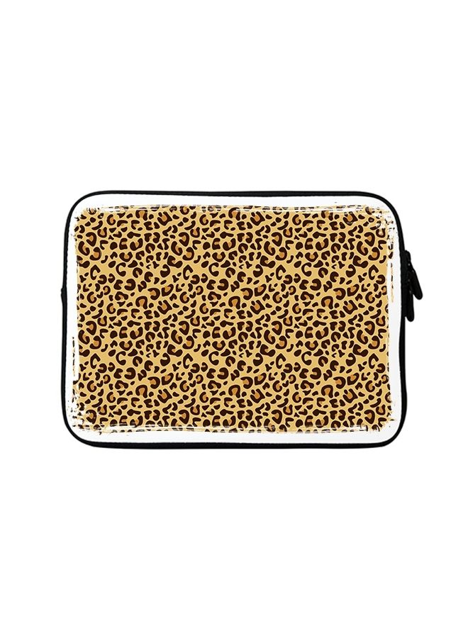 Stylizedd Premium Designer Sleeve With Strap For 13 Inch Laptops Leopard Skin - Image 1