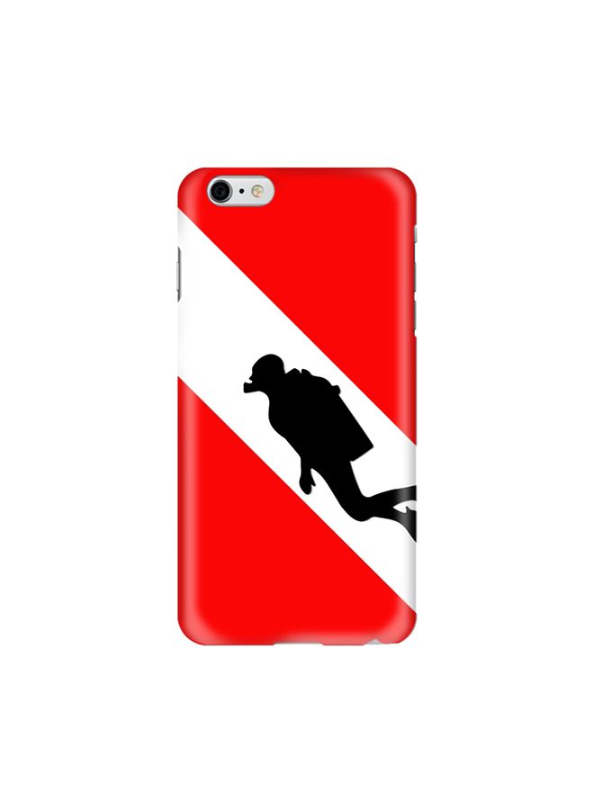 Premium Slim Snap Case Cover Gloss Finish for Apple iPhone 6 Plus/6s Plus Diver flag