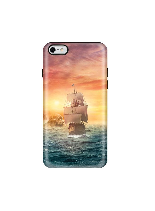 Stylizedd Premium Dual Layer Tough Case Cover Matte Finish for iPhone 6 Plus/6s Plus Skull Island - Image 1