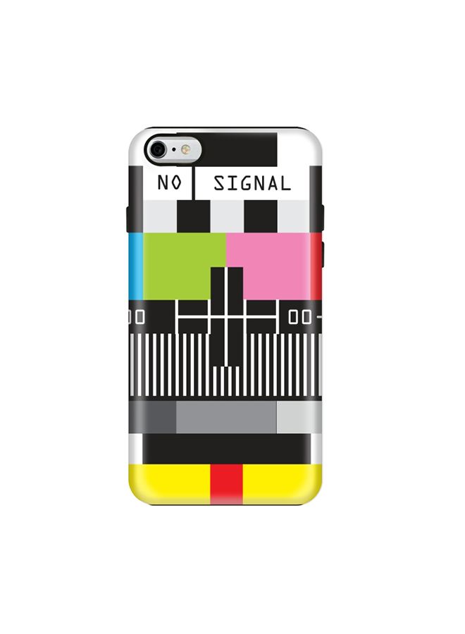 ستايلايزد غطاء متين فاخر ذو مظهر غير لامع بطبقة مزدوجة لهاتف آيفون 6/6s بلس/6s بلس من أبل لا توجد إشارة TV - Image 1