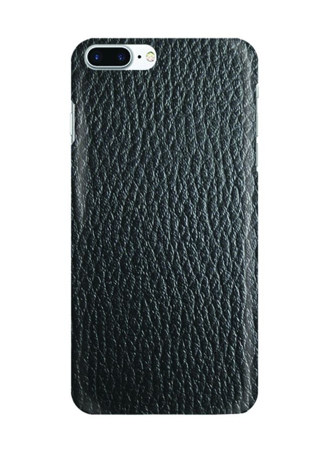 Stylizedd Matte Finish Slim Snap Case Cover For iPhone 7 Plus Black Leather