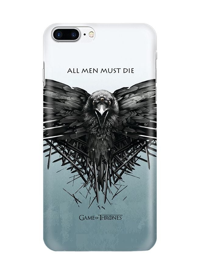 غطاء سناب نحيف غير لامع لهاتف آيفون 7 بلس جيم أوف ثرون أول من مست داي