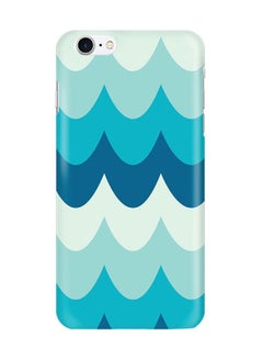 Matte Finish Slim Snap Case Cover For iPhone 7 Wavy Waves