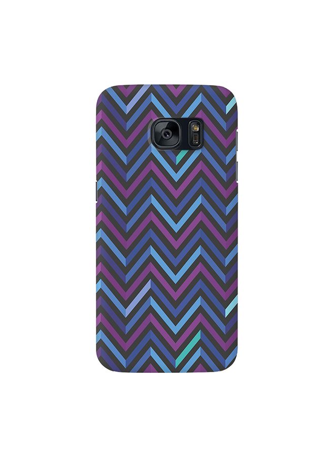 Stylizedd Slim Snap Printed Pattern Case For Samsung Galaxy Note FE/Note 7 Deep Chevron