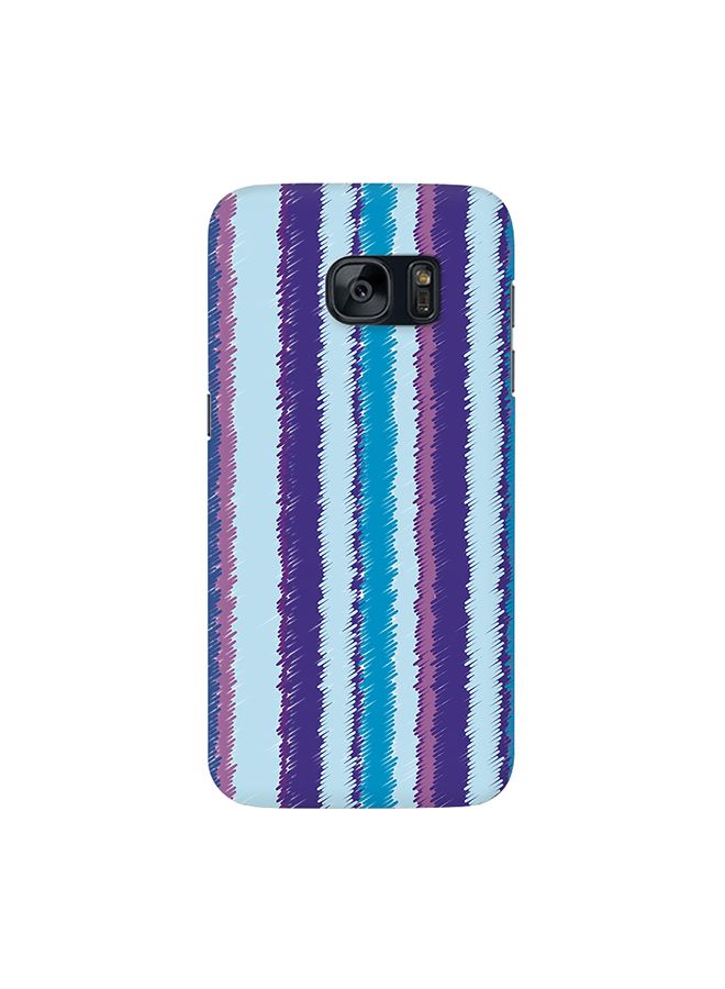 Slim Snap Printed Case For Samsung Galaxy Note FE/Note 7 Lines of violet
