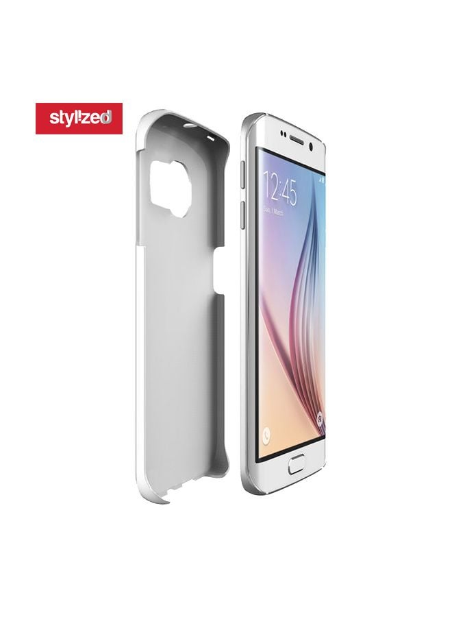 ستايلايزد غطاء محكم فاخر رفيع ذو مظهر غير لامع لهاتف سامسونج جالاكسي S6 إيدج بلس متعدد الألوان - Image 2