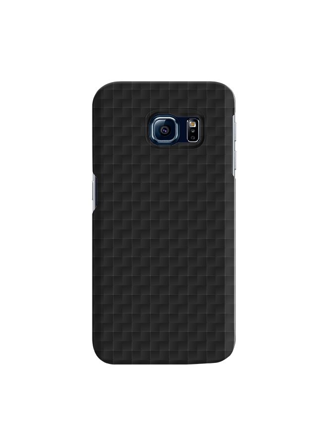 Stylizedd Premium Slim Snap Case Cover Gloss Finish for Samsung Galaxy S6 Edge Black - Image 1