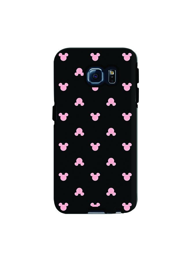 ستايلايزد غطاء متين فاخر ذو مظهر غير لامع بطبقة مزدوجة لهاتف سامسونج جالاكسي S6 إيدج ميكي برانت - Image 1