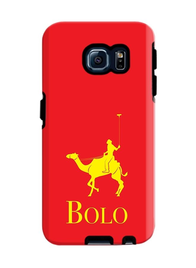 Premium Dual Layer Tough Case Cover Matte Finish for Samsung Galaxy S6 Edge BOLO