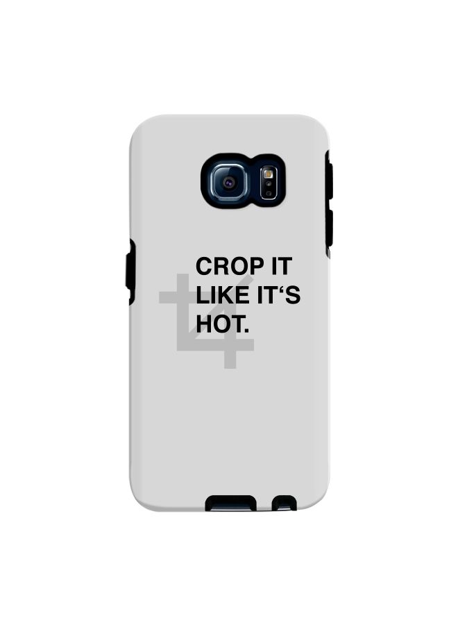 ستايلايزد غطاء متين فاخر ذو مظهر غير لامع بطبقة مزدوجة لهاتف سامسونج جالاكسي S6 إيدج كروب أت - Image 1