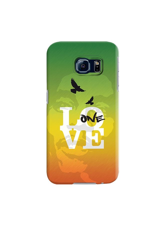 Stylizedd Premium Slim Snap Case Cover Matte Finish for Samsung Galaxy S6 One Love - Image 1