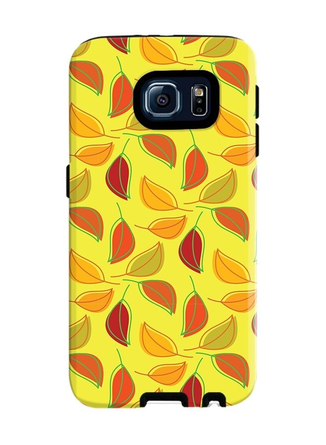 Stylizedd Premium Dual Layer Tough Case Cover Matte Finish for Samsung Galaxy S6 Autumn Leaves - Image 1