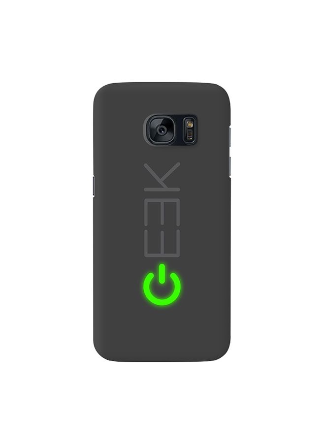 Stylizedd Premium Slim Snap Case Cover Matte Finish for Samsung Galaxy S7 Geek ON - Image 1